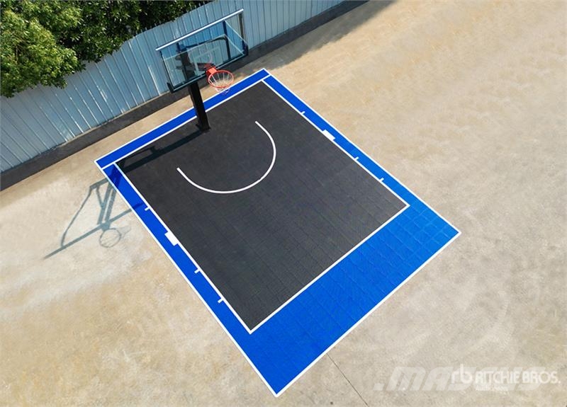 KJ K1824 18 ft x 24 ft Basketball Court w/Adjustable Drugi deli