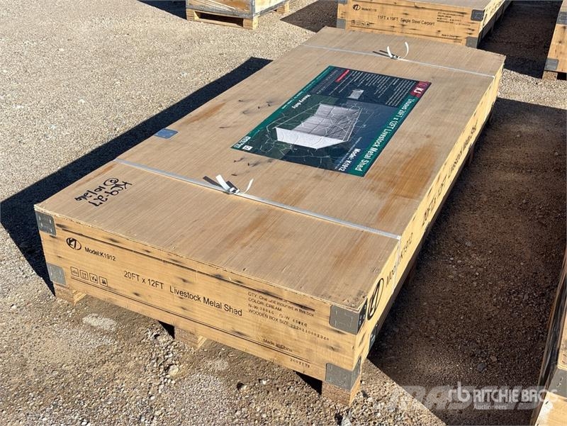 KJ K1912 12 ft x 20 ft Livestock Shelter (Unused) Otros equipos y accesorios para ganadería