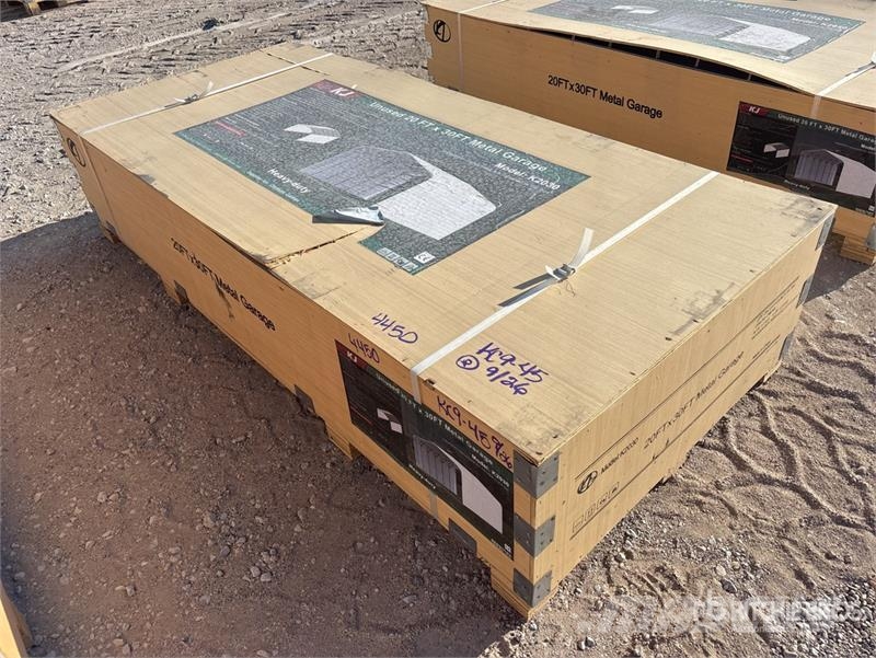 KJ K2030 20 ft x 30 ft Enclosed (Unused) Edificación de acero