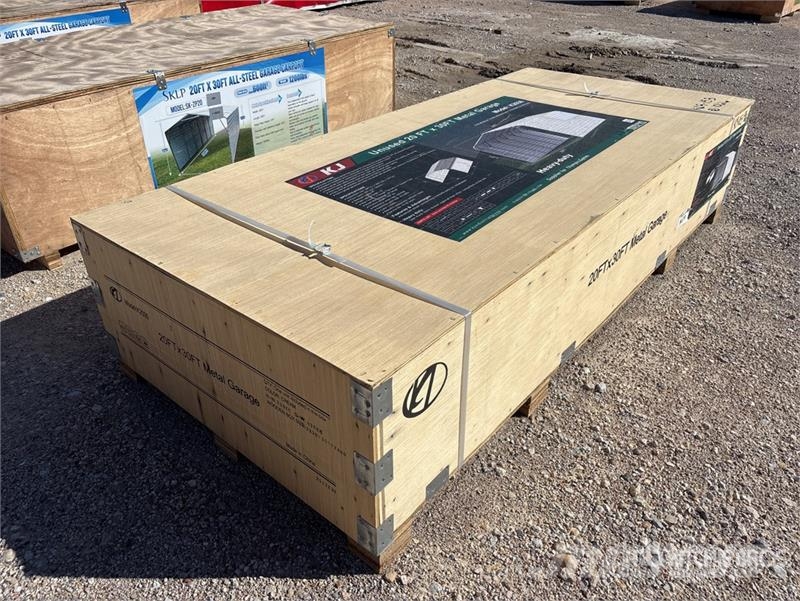 KJ K2030 20 ft x 30 ft Carport (Unused) Teraskonstruktsiooniga ehitised