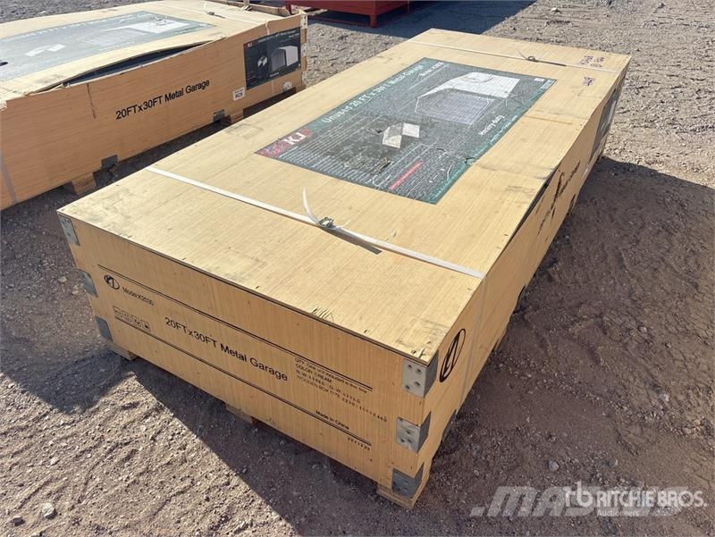 KJ K2030 20 ft x 30 ft Enclosed (Unused) Edificación de acero