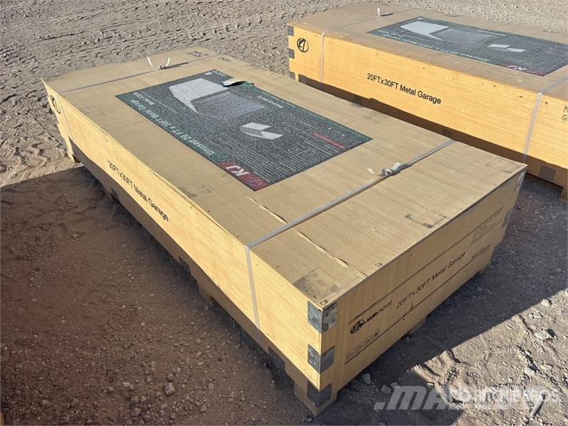 KJ K2030 20 ft x 30 ft Enclosed (Unused) Edificación de acero
