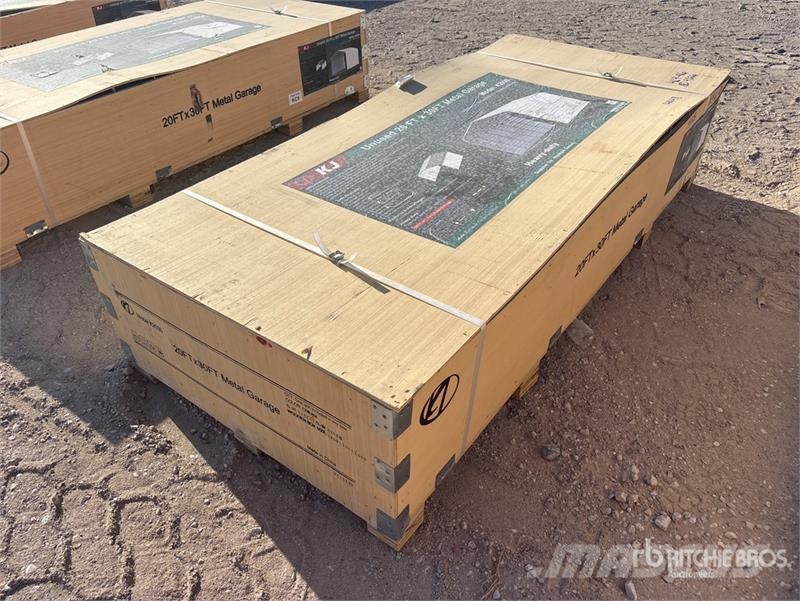 KJ K2030 20 ft x 30 ft Enclosed (Unused) Steel frame buildings