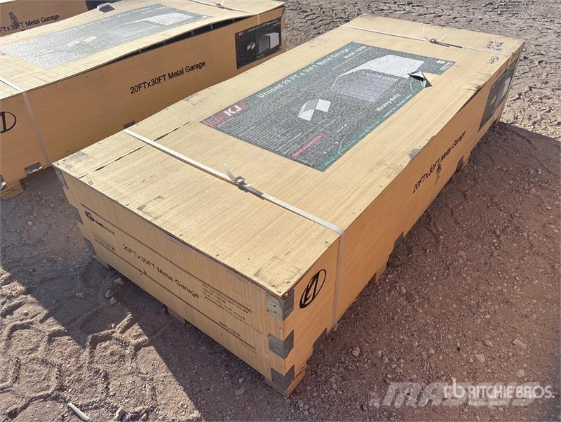 KJ K2030 20 ft x 30 ft Enclosed (Unused) Edificación de acero