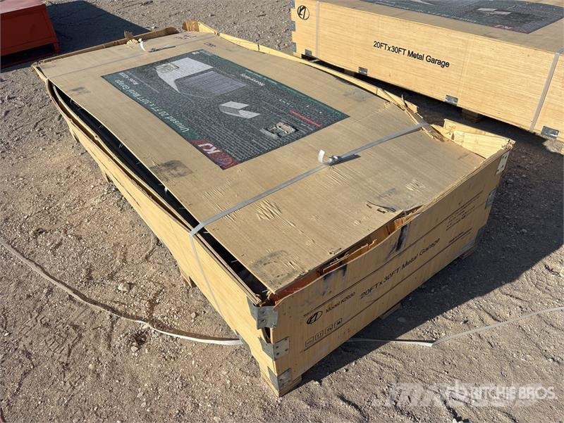 KJ K2030 20 ft x 30 ft Enclosed (Unused) Edificación de acero