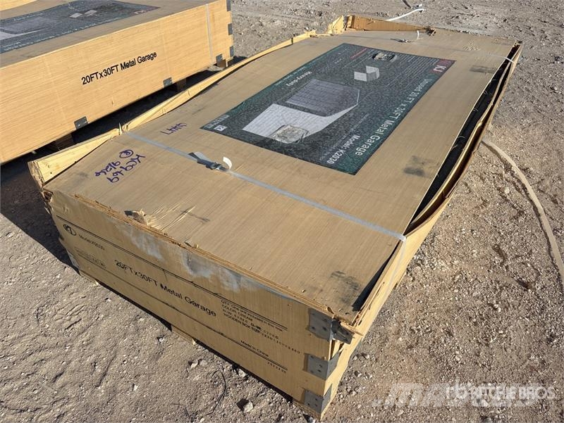 KJ K2030 20 ft x 30 ft Enclosed (Unused) Edificación de acero