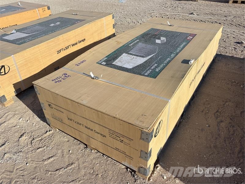 KJ K2030 20 ft x 30 ft Enclosed (Unused) Steel frame buildings