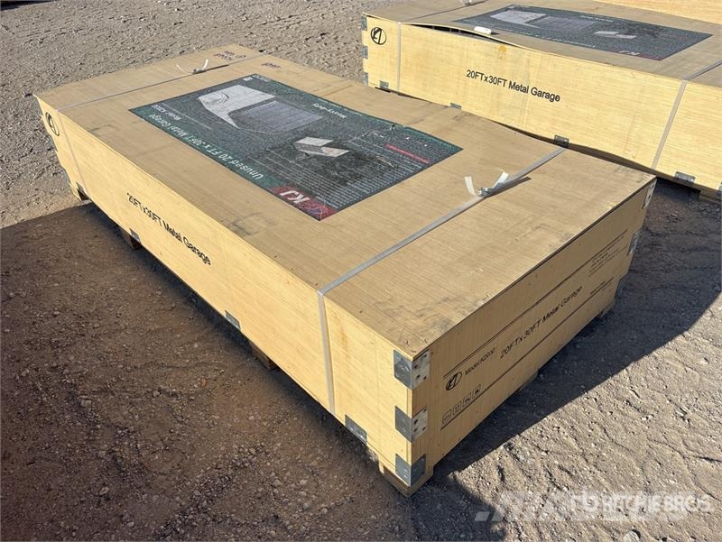 KJ K2030 20 ft x 30 ft Enclosed (Unused) Edificación de acero