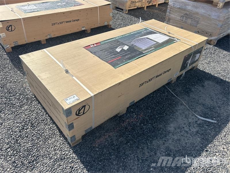 KJ K2030 20 ft x 30 ft Enclosed (Unused) Construcții din cadru metalic