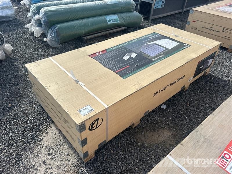 KJ K2030 20 ft x 30 ft Enclosed (Unused) Construcții din cadru metalic