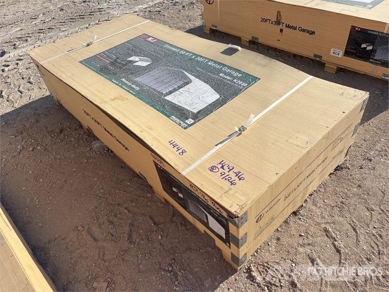 KJ K2030 20 ft x 30 ft Enclosed (Unused) Steel frame buildings