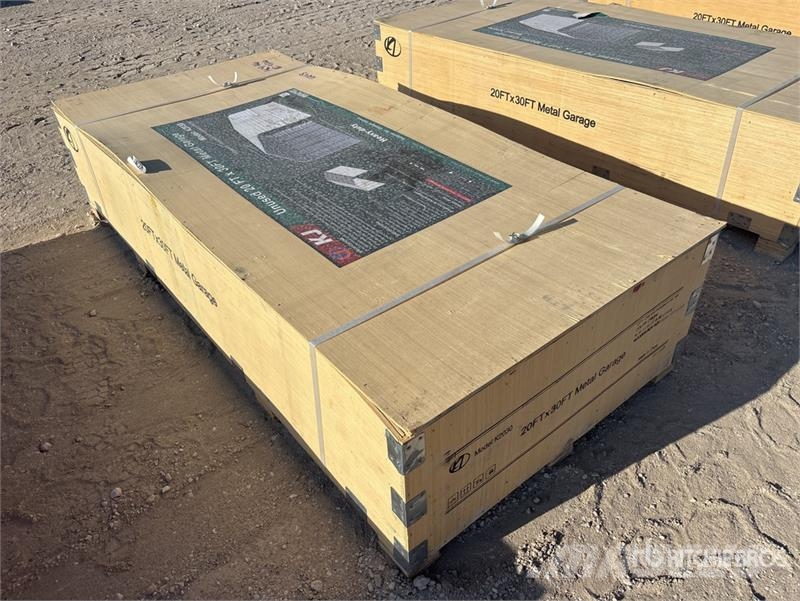 KJ K2030 20 ft x 30 ft Enclosed (Unused) Steel frame buildings