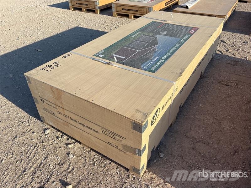 KJ K2223G 23 ft x 22 ft Double Garage Metal Storage B Steel frame buildings