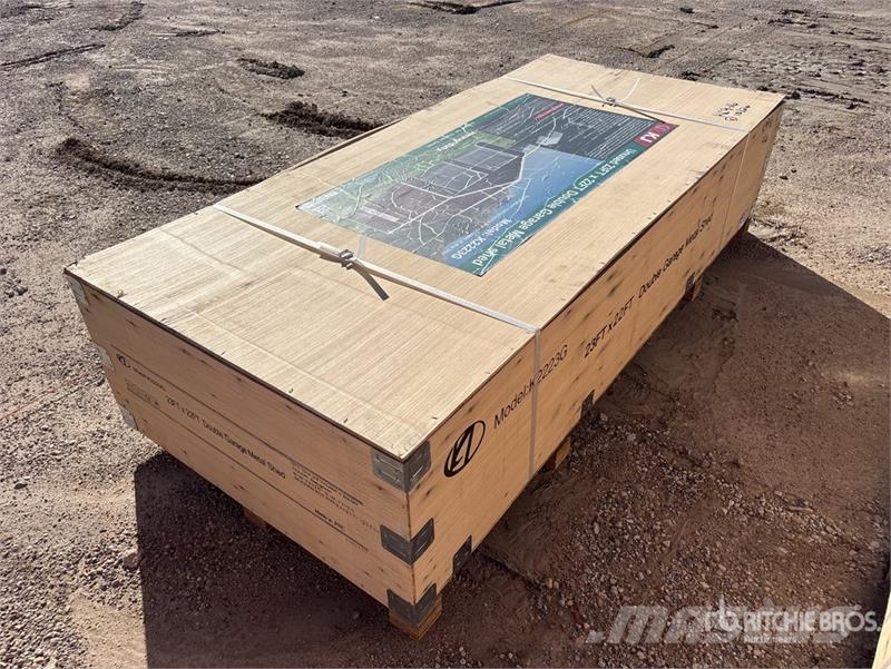 KJ K2223G 23 ft x 22 ft Double Garage Metal Storage B Edificación de acero