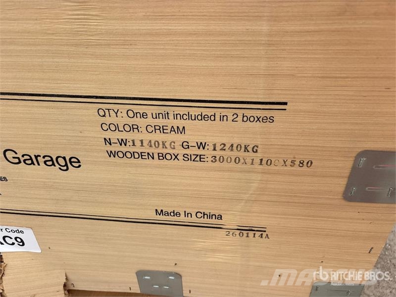KJ K2346 Metal Garage Shed (Unused) Hangar