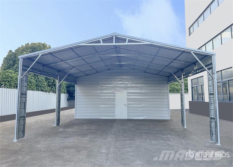 KJ K2346 Metal Garage Storage Building (Unused) Stalen constructies