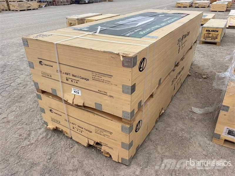 KJ K2346 Metal Garage Shed (Unused) Hangar