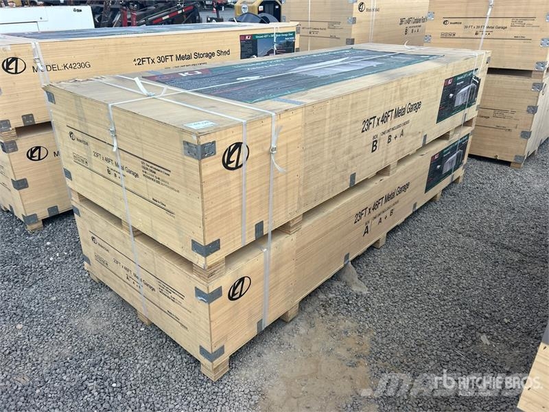 KJ K2346 Metal Garage Shed (Unused) Ατσάλινο πλαίσιο κτιρίων