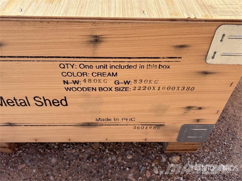 KJ K2512 12 ft x 25 ft Metal Livestock Shelter (Unuse ماكينات وملحقات مواش أخرى