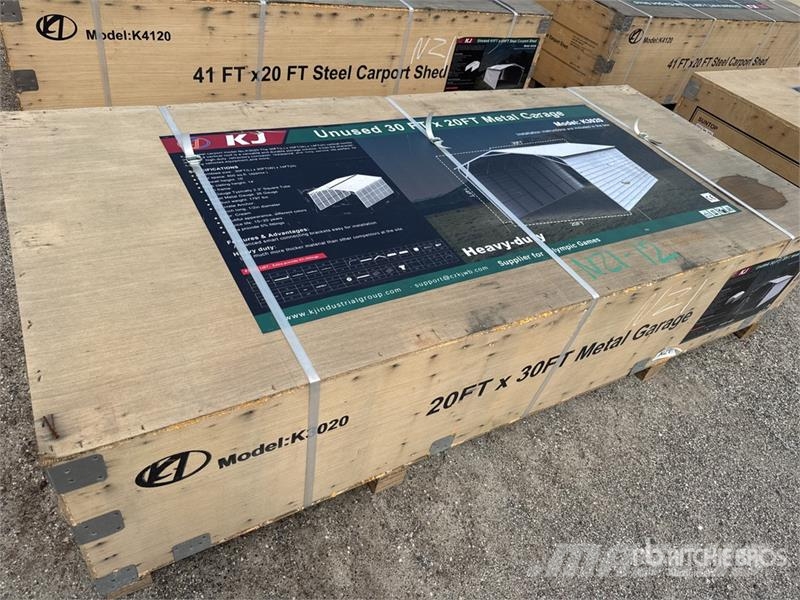 KJ K3020 20 ft x 30 ft Carport (Unused) Jeklene gradbene konstrukcije