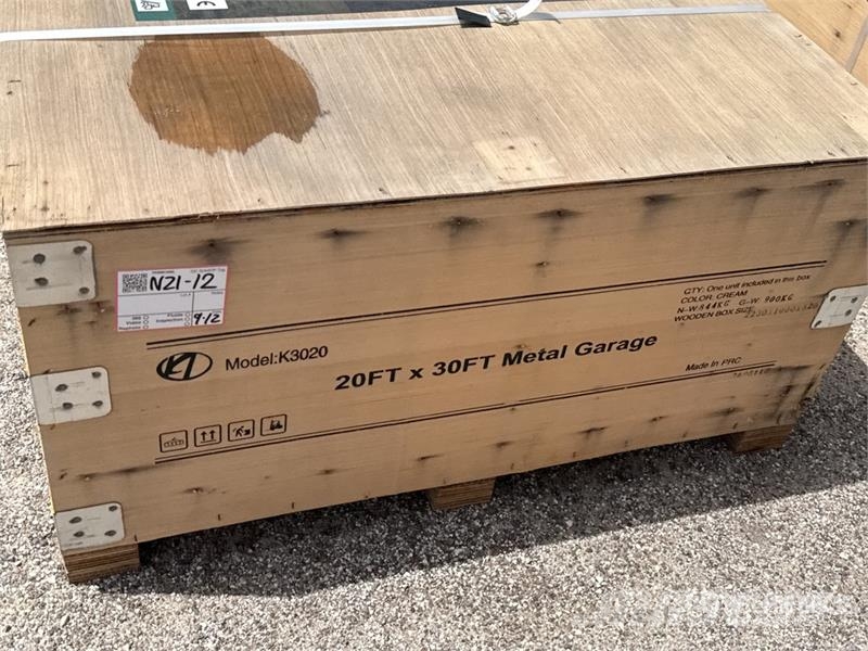 KJ K3020 20 ft x 30 ft Carport (Unused) Jeklene gradbene konstrukcije
