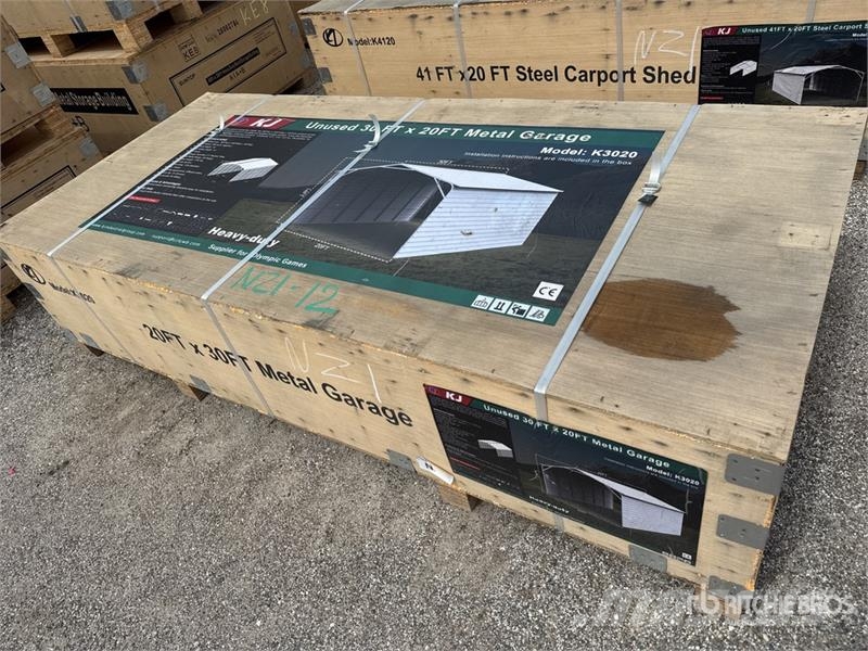 KJ K3020 20 ft x 30 ft Carport (Unused) Jeklene gradbene konstrukcije