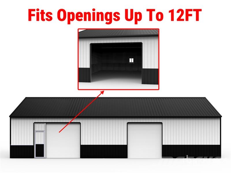 KJ K3156 31 ft x 56 ft Heavy Duty Metal Garage Storag Stalen constructies