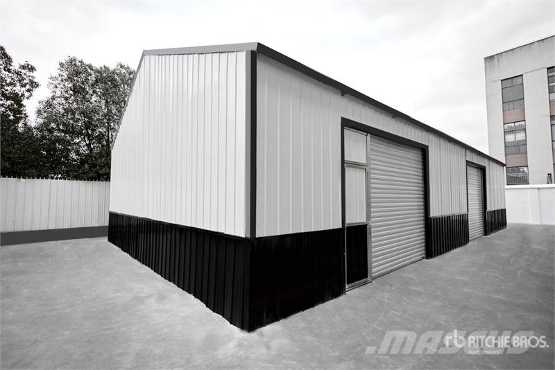 KJ K3156 31 ft x 56 ft Heavy Duty Metal Garage Storag Stalen constructies