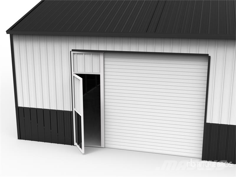 KJ K3156 31 ft x 56 ft Heavy Duty Metal Garage Storag Stalen constructies