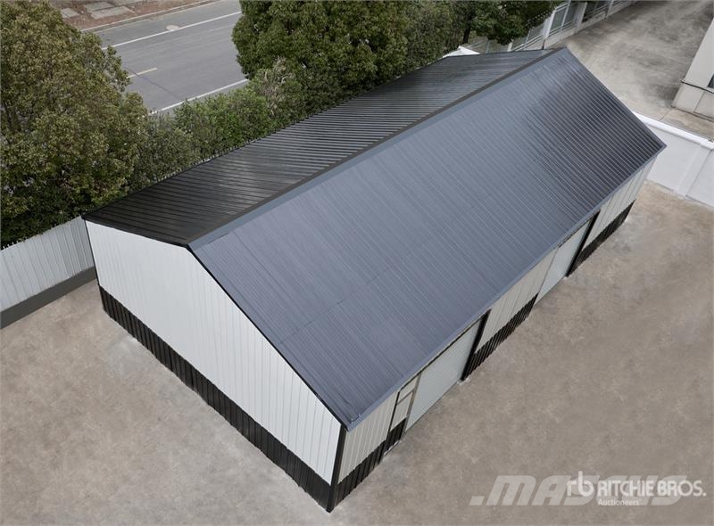 KJ K3156 31 ft x 56 ft Heavy Duty Metal Garage Storag Stalen constructies
