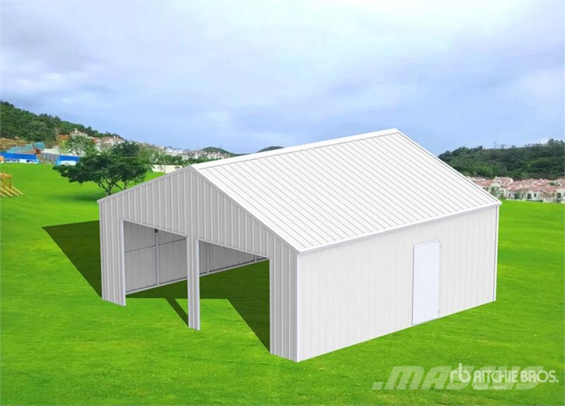 KJ K3325 Double Garage Metal Storage Building (Unused Stalen constructies