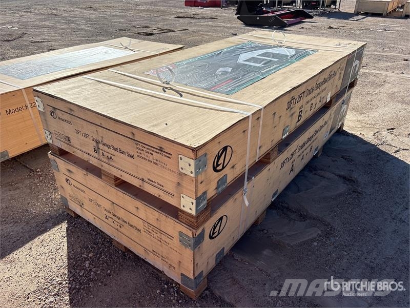KJ K3325 Double Garage Metal (Unused) Construcții din cadru metalic