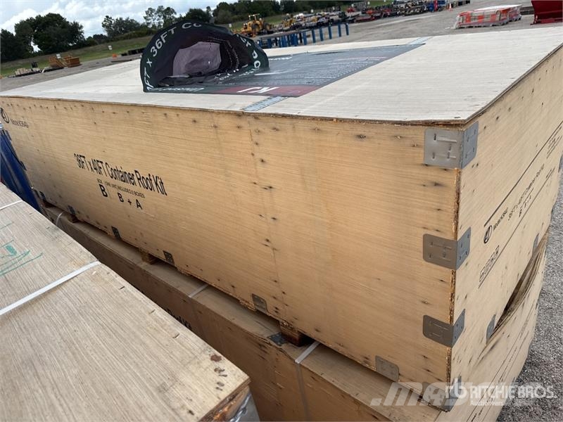 KJ K3640 36 ft x 40 ft Enclosed Container Roof kit wi Citas sastāvdaļas