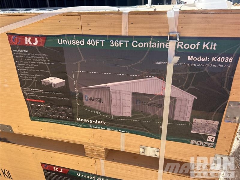 KJ K4036 36 ft x 40 ft Container Shelter (Unused) Gradbeništvo - drugo