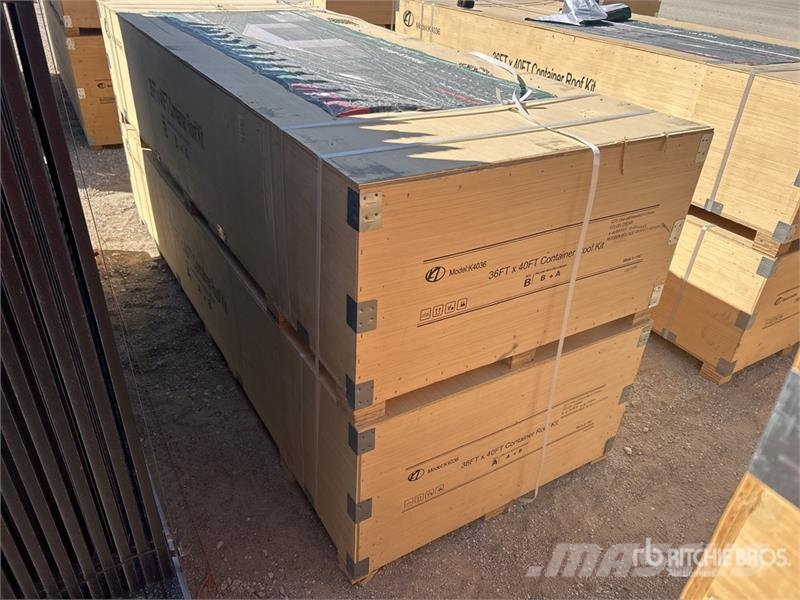 KJ K4036 36 ft x 40 ft Container Shelter (Unused) Būvniecība- Citi