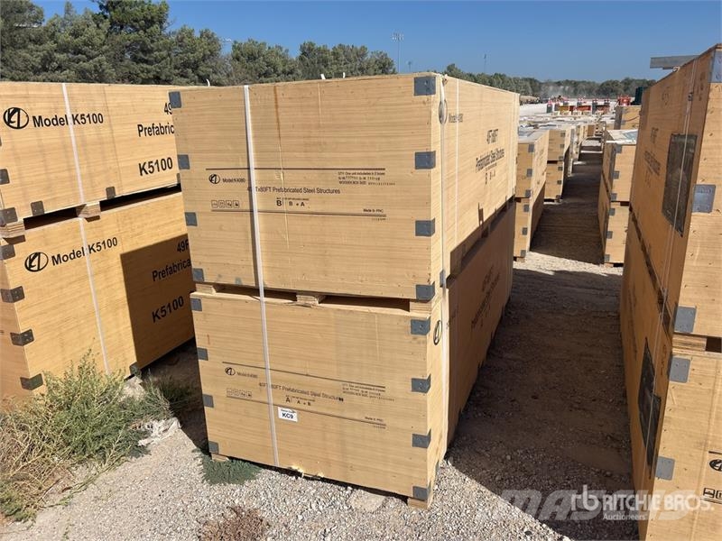 KJ K4080 80 ft x 40 ft Prefabricated Metal Frame Stor Andere Anhänger