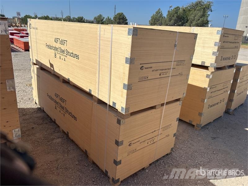 KJ K4080 80 ft x 40 ft Prefabricated Metal Frame Stor Andere Anhänger