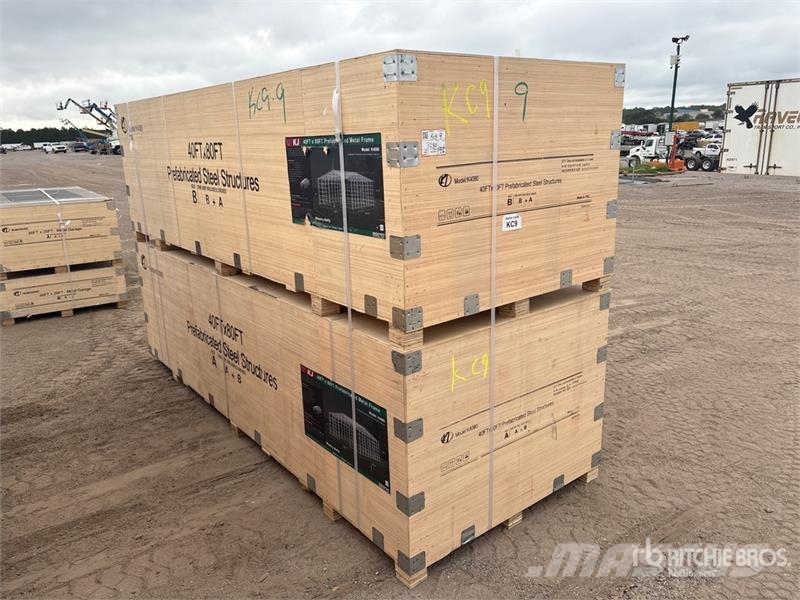 KJ K4080 80 ft x 40 ft Prefabricated Metal Frame (Unu Ostale prikolice
