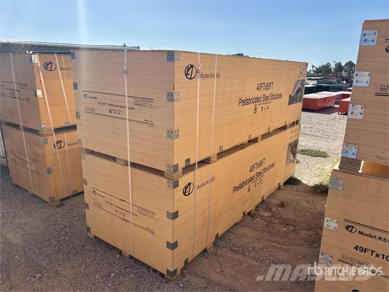 KJ K4080 80 ft x 40 ft Prefabricated Metal Frame Stor Andere Anhänger