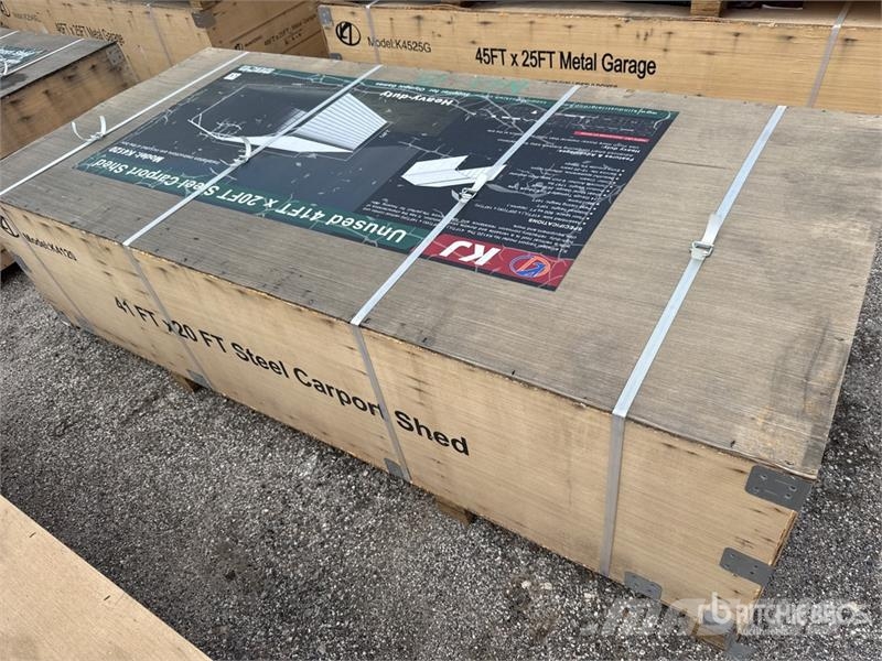 KJ K4120 20 ft x 41 ft Carport (Unused) Jeklene gradbene konstrukcije