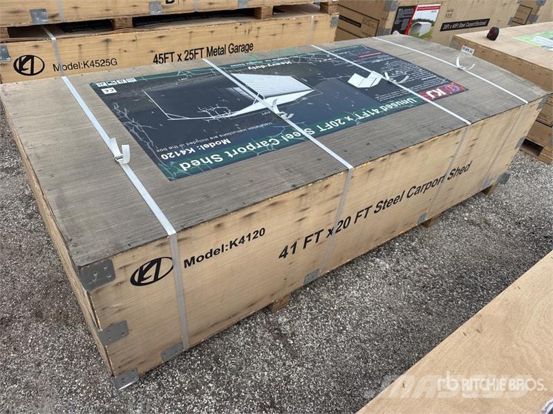 KJ K4120 20 ft x 41 ft Carport (Unused) Jeklene gradbene konstrukcije