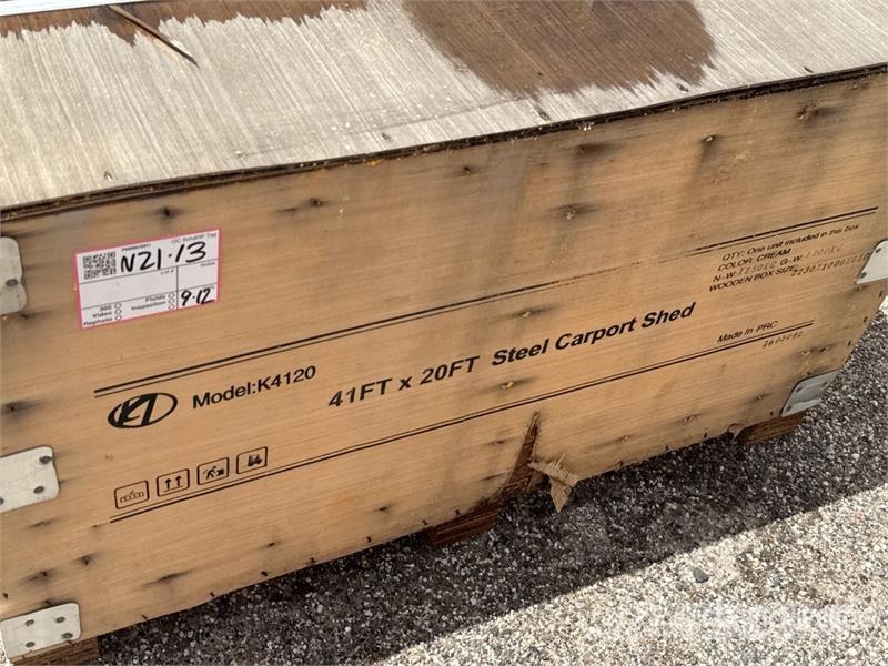 KJ K4120 20 ft x 41 ft Carport (Unused) Jeklene gradbene konstrukcije