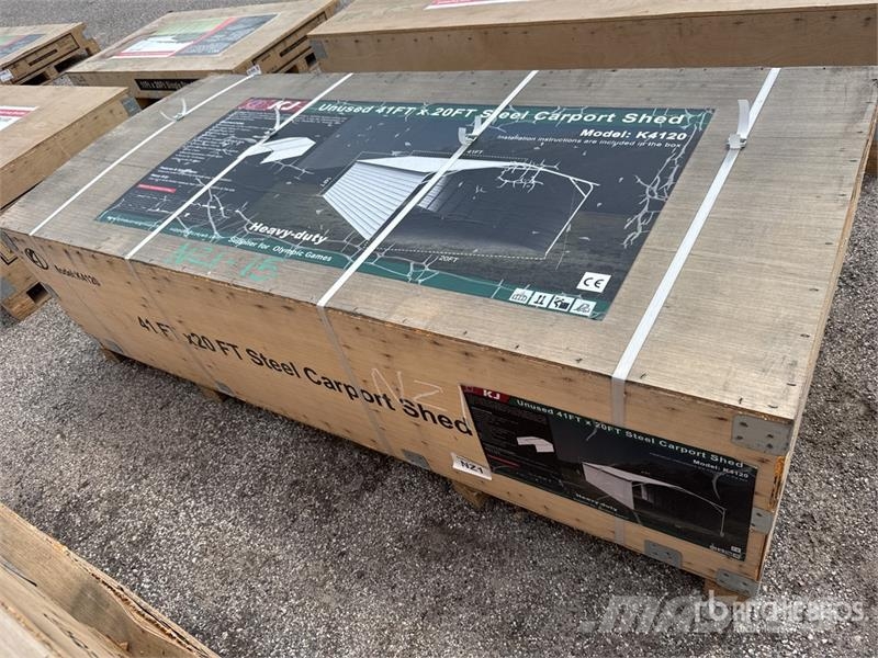 KJ K4120 20 ft x 41 ft Carport (Unused) Jeklene gradbene konstrukcije
