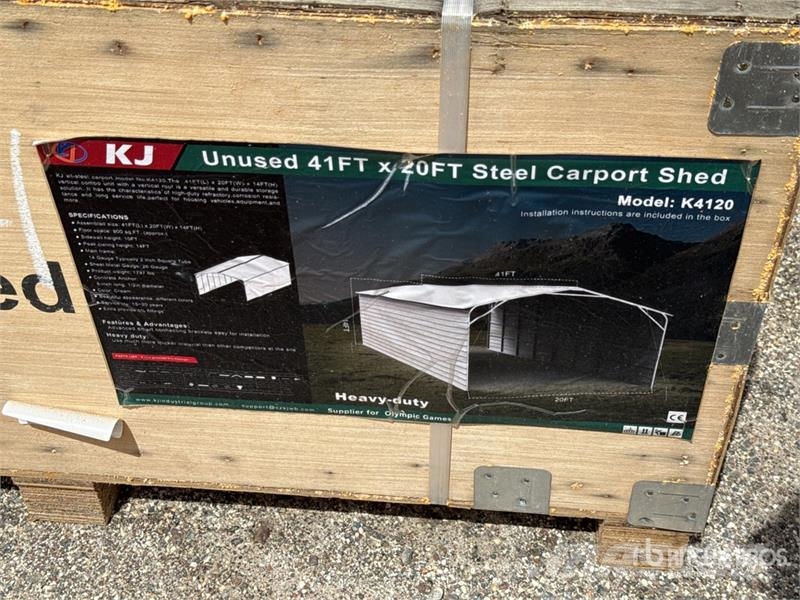 KJ K4120 20 ft x 41 ft Carport (Unused) Jeklene gradbene konstrukcije