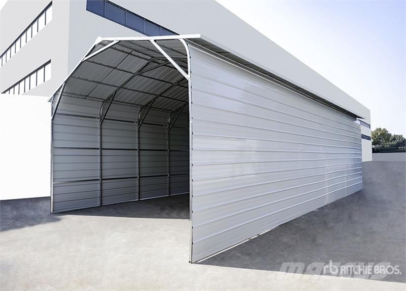 KJ K4120 20 ft x 41 ft Enclosed Carport (Unused) Čelični okviri za građevine
