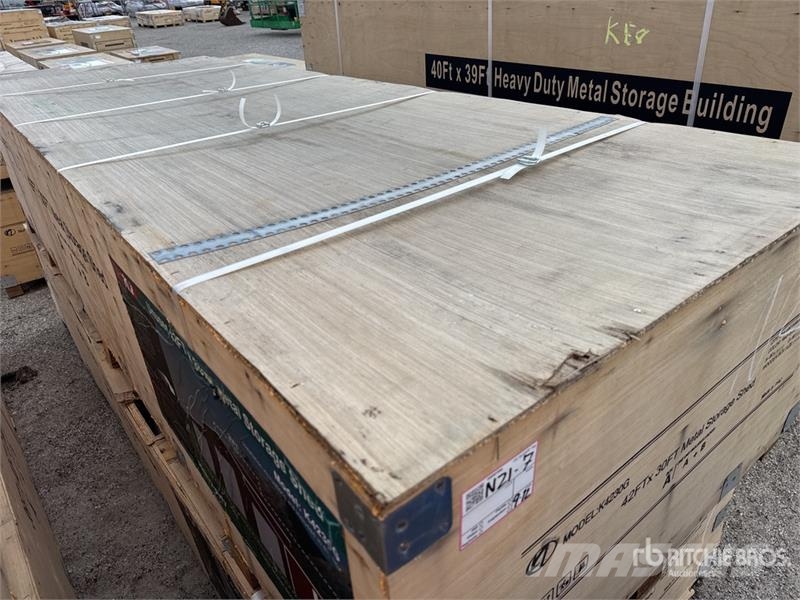 KJ K4230G 42 ft x 30 ft Metal Storage Shed (Unused) Acélszerkezetes épületek