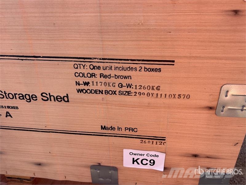 KJ K4230G Triple Garage Metal Storage Shed (Unused) Construcții din cadru metalic