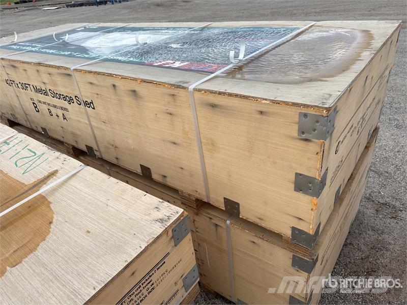 KJ K4230W 42 ft x 30 ft Metal Storage Shed (Unused) Acélszerkezetes épületek