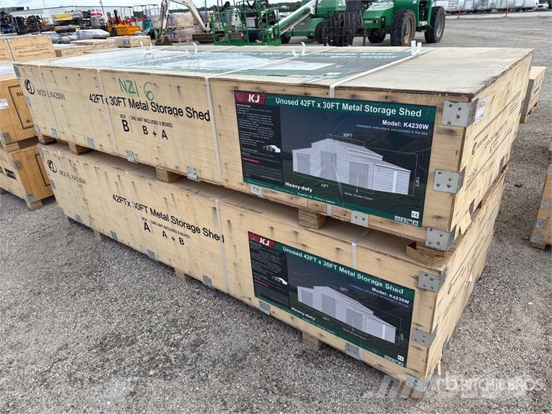 KJ K4230W Metal Storage Shed (Unused) Jeklene gradbene konstrukcije