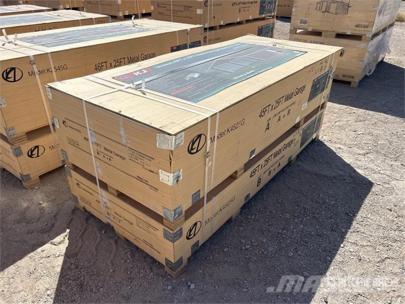KJ K4525G Double Garage Metal Shed (Unused) Jeklene gradbene konstrukcije